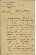 Carta do Conde de Águeda para Sidónio Pais