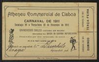 Convite do Ateneu Comercial de Lisboa a Teófilo Braga