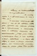 Cópia de carta de Manuel Teixeira Gomes para José Teixeira Gomes