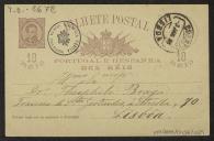 Bilhete-postal de Fernando Leal a Teófilo Braga