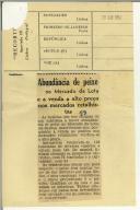 Abundância de peixe