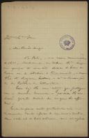 Carta de Lourenço de Almeida Medeiros para Teófilo Braga