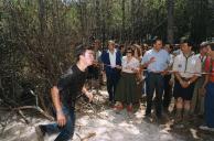 Visita a acampamento de escuteiros