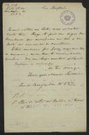 Carta de Henrique Nunes Teixeira a Teófilo Braga