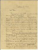 Carta de Carlos H. Lencastre para Sidónio Pais