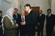 Visita de Yasser Arafat