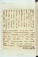 Cópia de carta de Manuel Teixeira Gomes para José de Oliveira da Costa Gonçalves