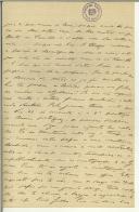 Carta de Teófilo Braga para Maria do Carmo Xavier de Barros Leite