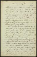 Carta de João Herméto Coelho de Amarante a Francisco Supico