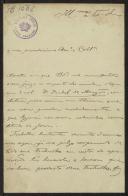 Carta de António Garcia Ribeiro de Vasconcelos a Teófilo Braga