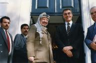 Visita de Yasser Arafat