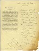 Carta de Xavier de Carvalho para Manuel Teixeira Gomes
