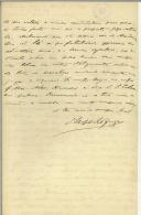 Carta de Teófilo Braga para Maria do Carmo Xavier de Barros Leite