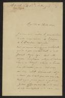 Carta de Philéas Lebesgue a Teófilo Braga