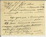 Carta de António Macieira para Manuel Teixeira Gomes