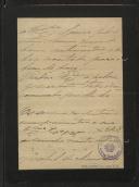 Carta de Isabel de Mendonça a Teófilo Braga