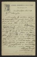 Bilhete-postal da Livraria <span class="hilite">Chardron</span>, a Teófilo Braga