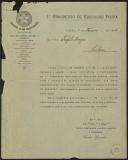 Carta do Ginásio Clube Português a Teófilo Braga