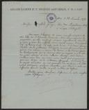 Carta de Librairie Hachette et C. Boulevard Saint-Germain a Teófilo Braga