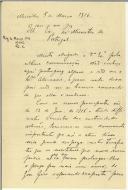 Carta de José Seixas Palma para Sidónio Pais