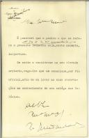 Carta de A. Pinto Andrade (?) para Manuel Teixeira Gomes