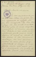 Carta de Gaetano Carlo Mezzacapo a Teófilo Braga