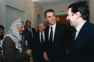 Visita de Yasser Arafat