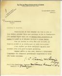 Carta de J. Coudurier de Chassaigne para Jerónimo da Câmara Manuel 