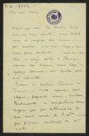 Carta de Joaquim de Araújo para Teófilo Braga
