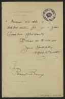 Carta de Alfred Scott a Teófilo Braga