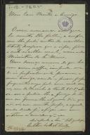 Carta de Artur Lobo de Ávila a Teófilo Braga