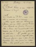 Carta de Manuel Rodrigues Gomes a Teófilo Braga