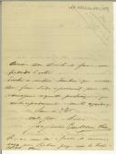 Carta de Joaquim Gualdino Pires para Manuel Teixeira Gomes