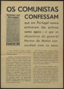 Os comunistas confessam