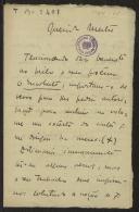 Carta de Afonso Lopes Vieira a Teófilo Braga