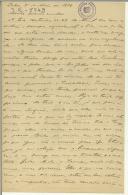 Carta de Teófilo Braga para Maria do Carmo Xavier de Barros Leite