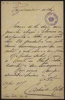 Carta de Carlos de Melo para Teófilo Braga