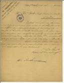 Carta de M. Dias Nunes para Teófilo Braga