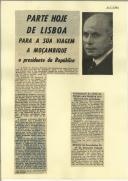 Parte hoje de Lisboa para a sua viagem a Moçambique o presidente da República