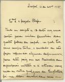 Carta de João de Castro para Manuel Teixeira Gomes