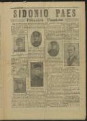 Jornal diário A Vanguarda recordando o golpe militar liderado por Sidónio Pais em 5 de dezembro de 1917