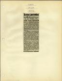 Recorte de imprensa