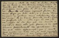 Bilhete-postal de Joaquim de Araújo a Teófilo Braga