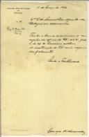 Ofício de Gonçalo de Vasconcelos para Sidónio Pais