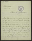 Carta de João Augusto P. Mendonça a Teófilo Braga