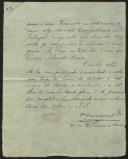 Carta de Clemente Barahona Veja a Teófilo Braga
