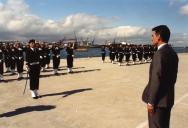 "Cerimónia da entrega do estandarte nacional ao N. P. R. ""Vasco da Gama"""