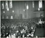 Fotografia da cerimónia religiosa realizada na Basílica de São João Baptista, em Terra Nova