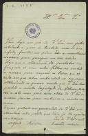Carta de Alfredo Ferreira a Teófilo Braga