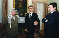 Visita de Yasser Arafat
